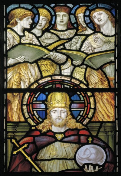 Cristo in Maestà, Te Deum, Finestra Orientale da John William Brown